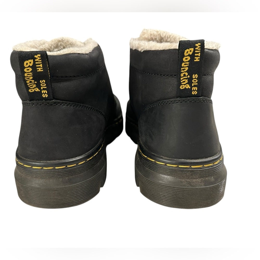 Dr Martens Bonny Boots Womens Size 11 Faux Shearling Lined Casual Black Grunge - Picture 4 of 8